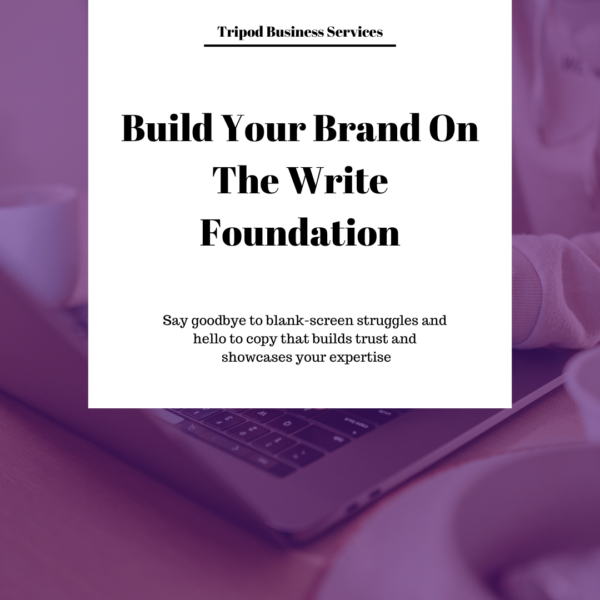 Build Your Brand on The Write Foundation